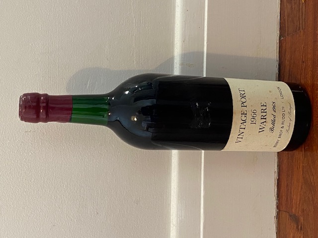 1966 Warre Bottle