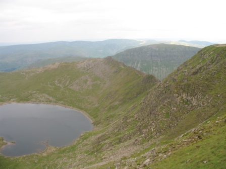 06 - Looking back at Striding Edge from the summit of Helvellyn.jpg