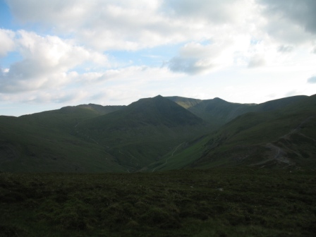 13 - Catstycam with Helvellyn behind from west ridge of Sheffield Pike.jpg