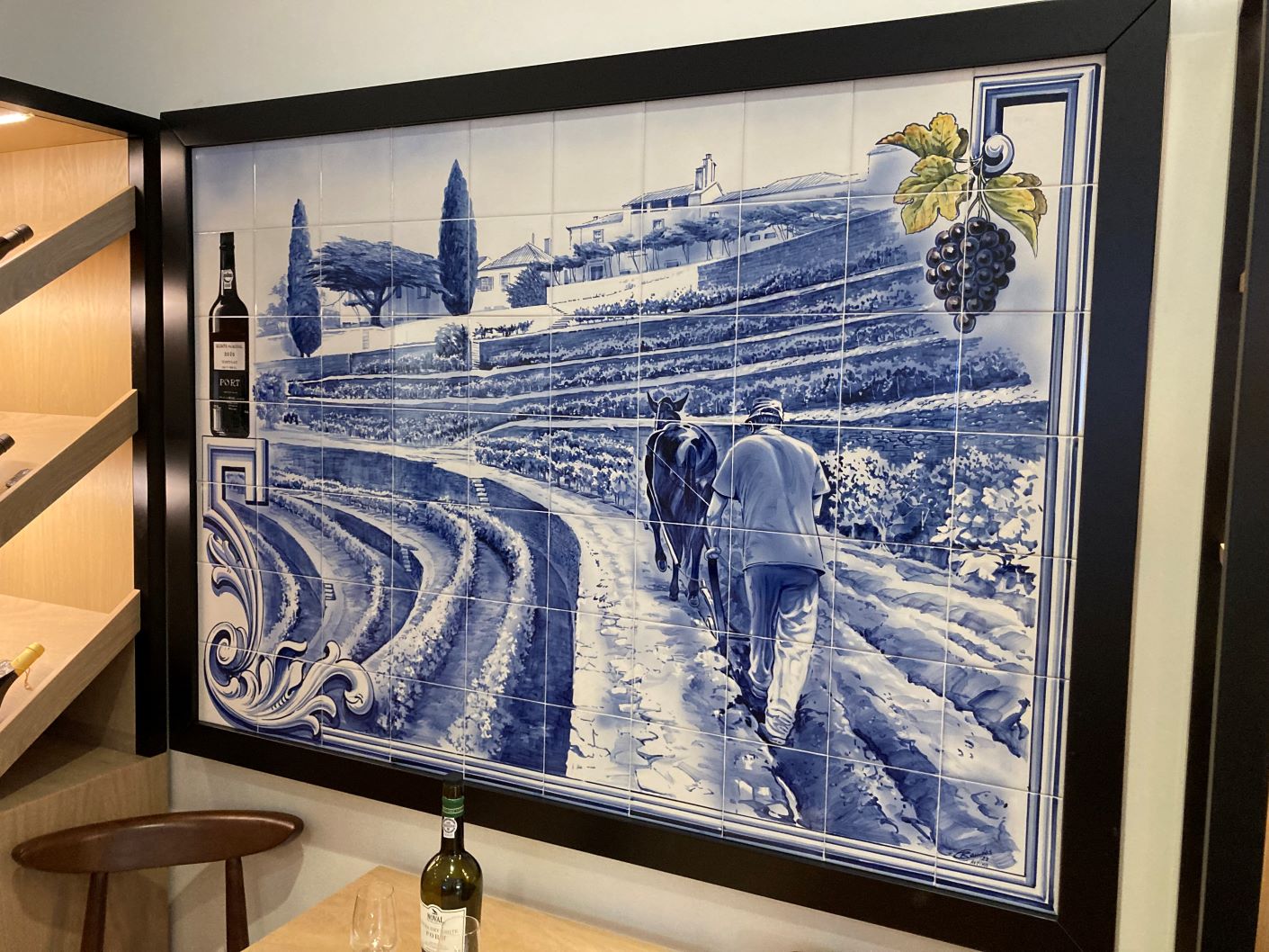 Azulejos in the Noval Pinhao tasting room