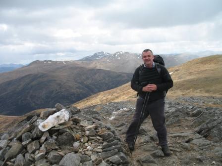 Derek on Meall nan Aighean Summit.jpg