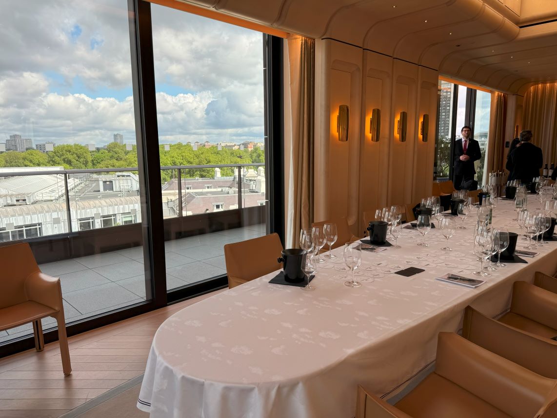 The terrace outside the Mach II room