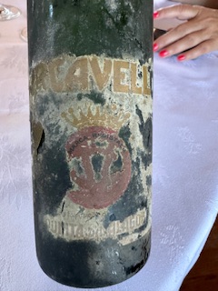 A very old bottle of Carcavelos