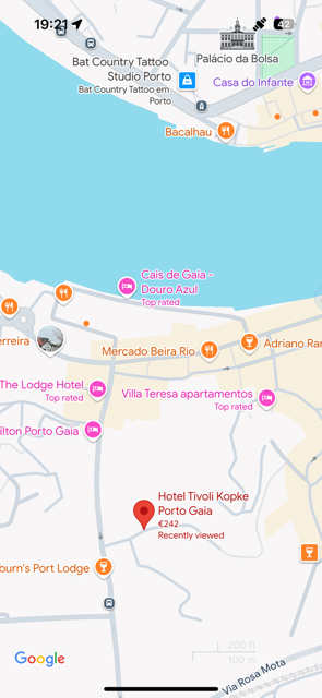 Location of the hotel