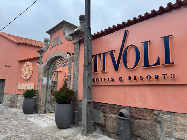 The subtly signed entrance