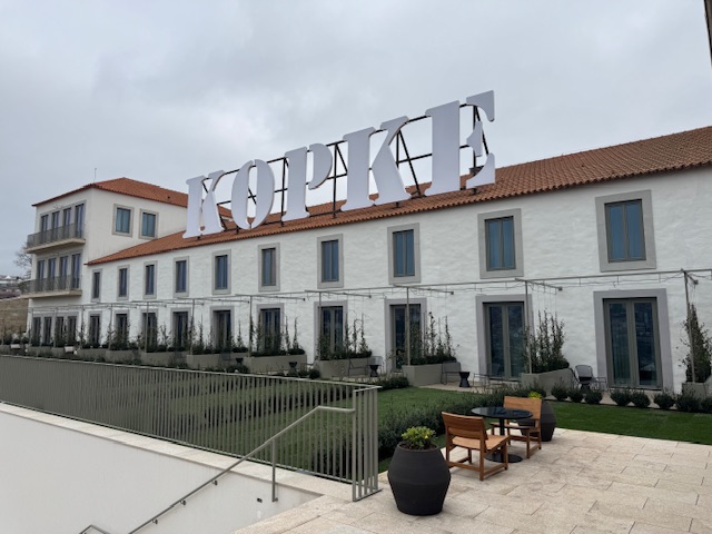 The White Wing showing the private gardens of each room