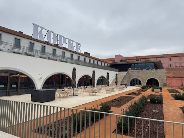 Outside the family restaurant