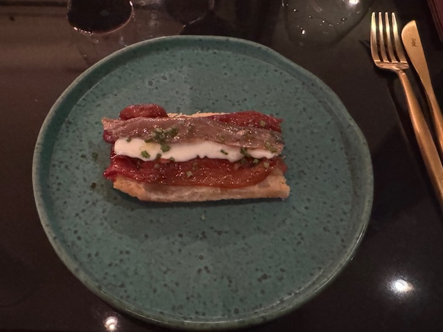 The fabulous anchovy starter